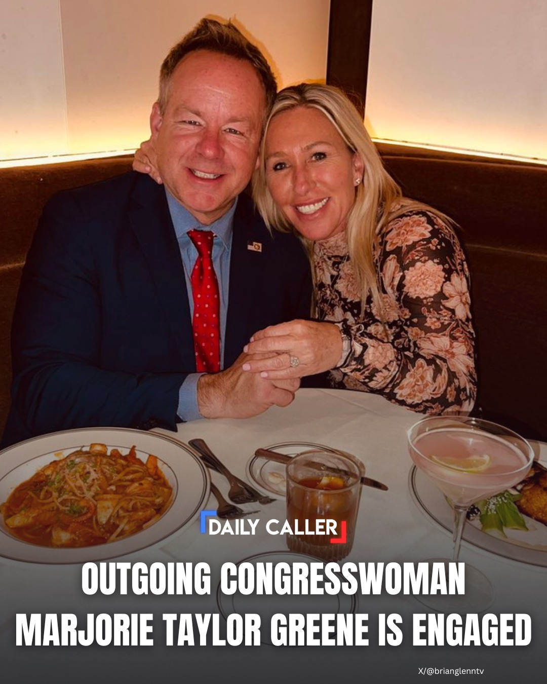 The Daily - 🚨 Reporter Brian Glenn posted a photo with Rep. Marjorie ...