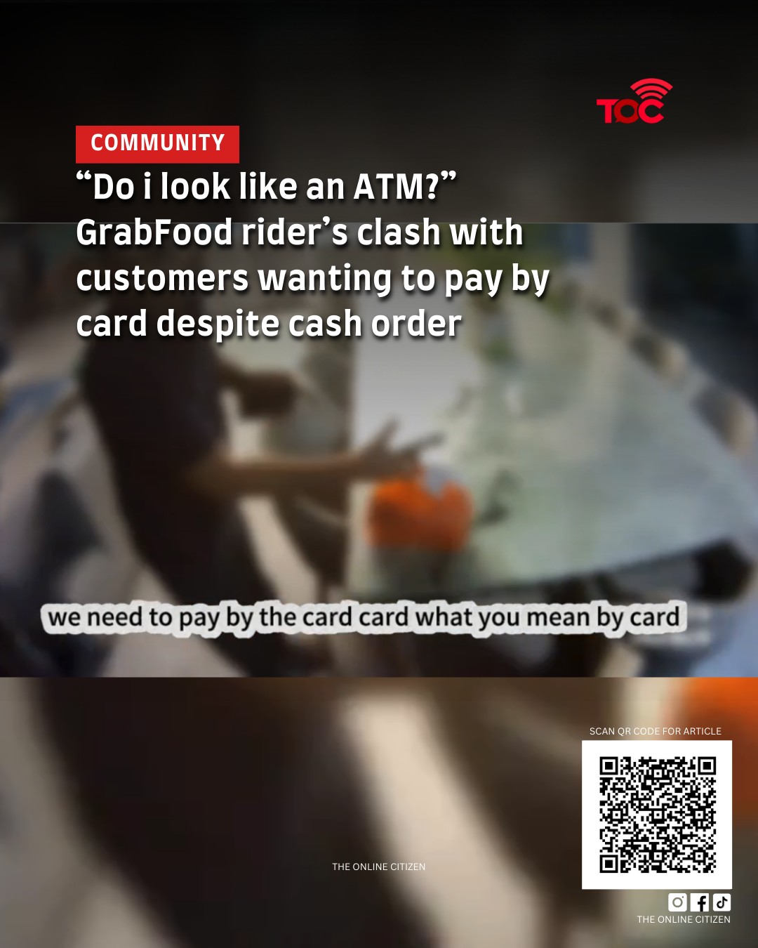 The Online - A GrabFood rider has shared a viral TikTok video showing ...