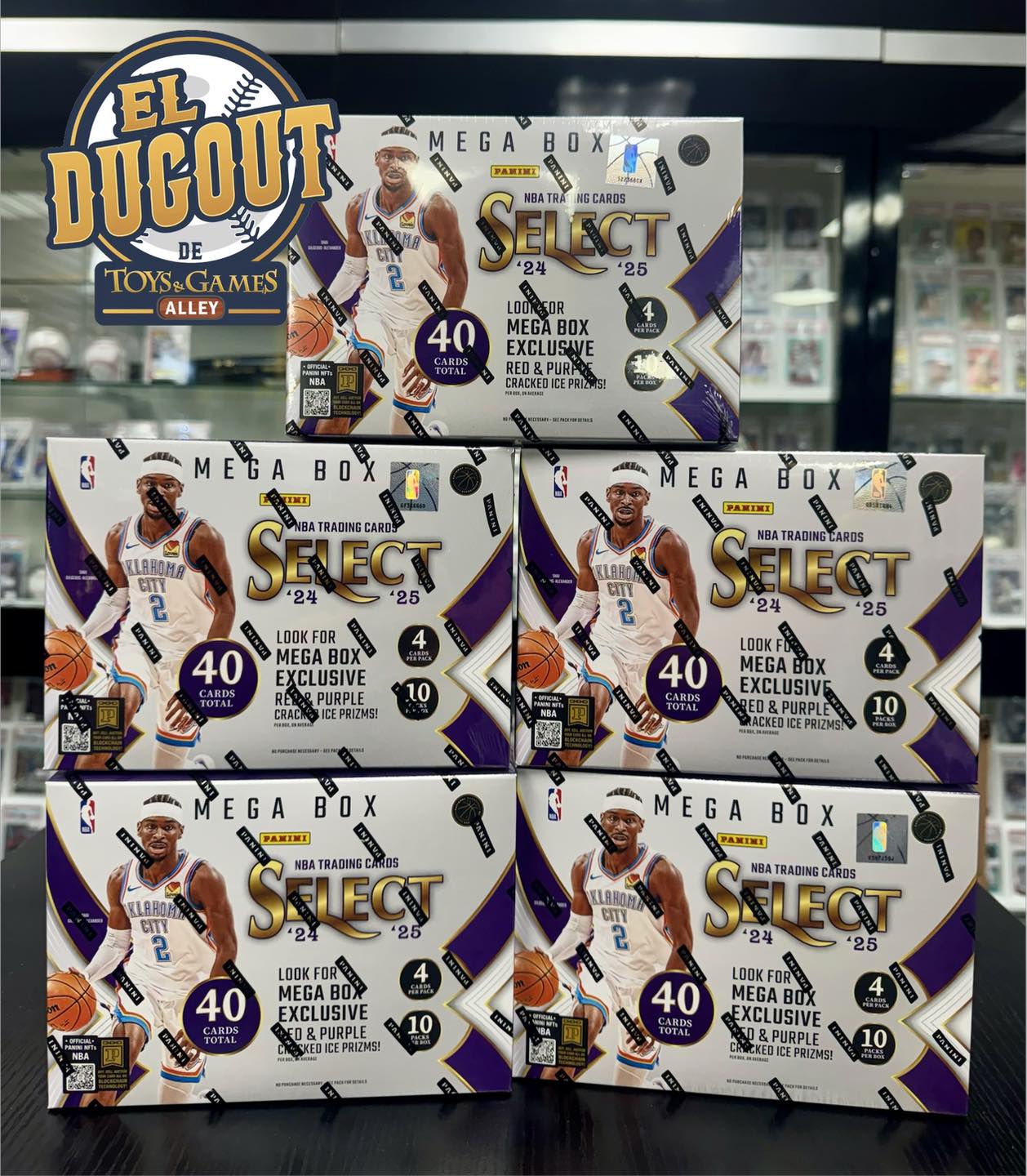 NBA Trading Card Restock PANINI 2024/25 Select Monster Box 