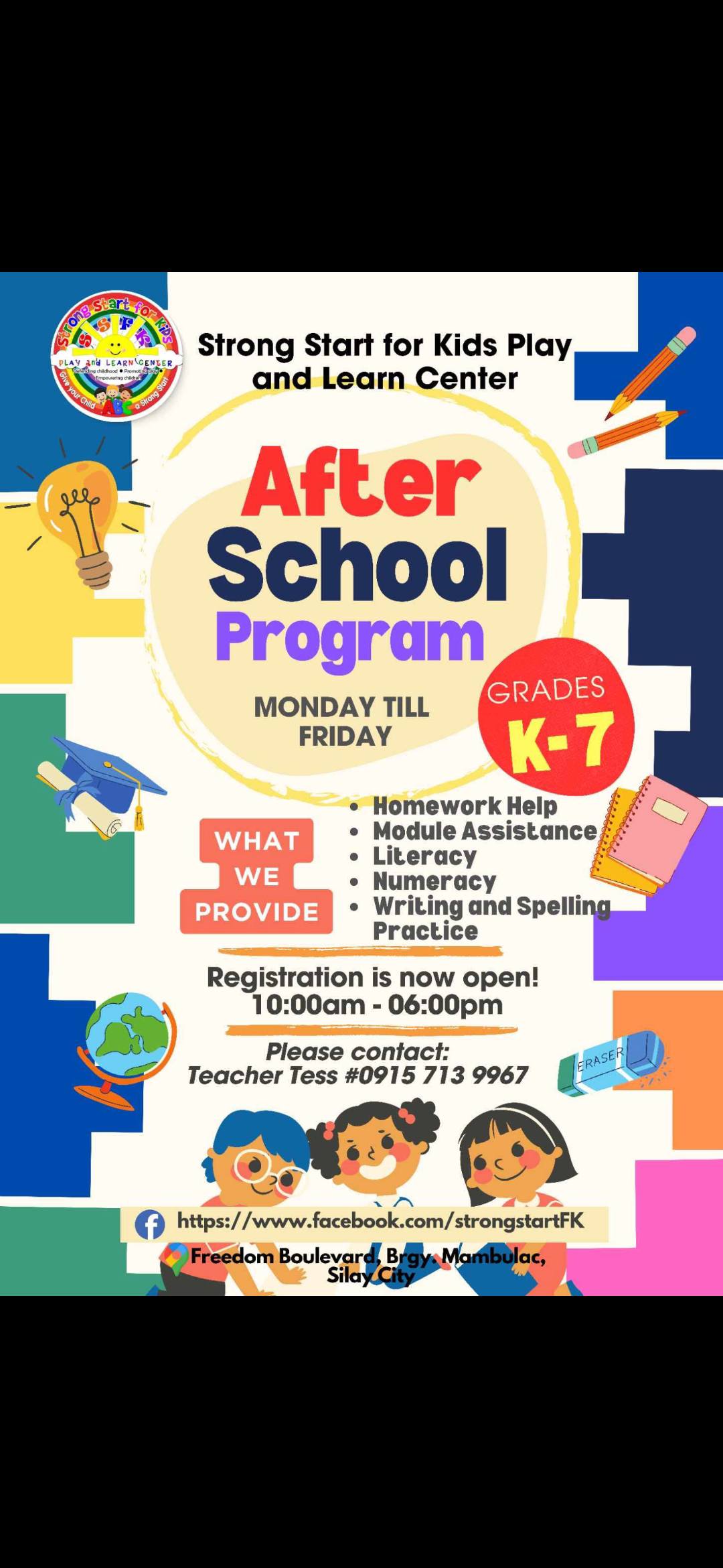 Strong Start for kids Play and Learn Center | Silay City