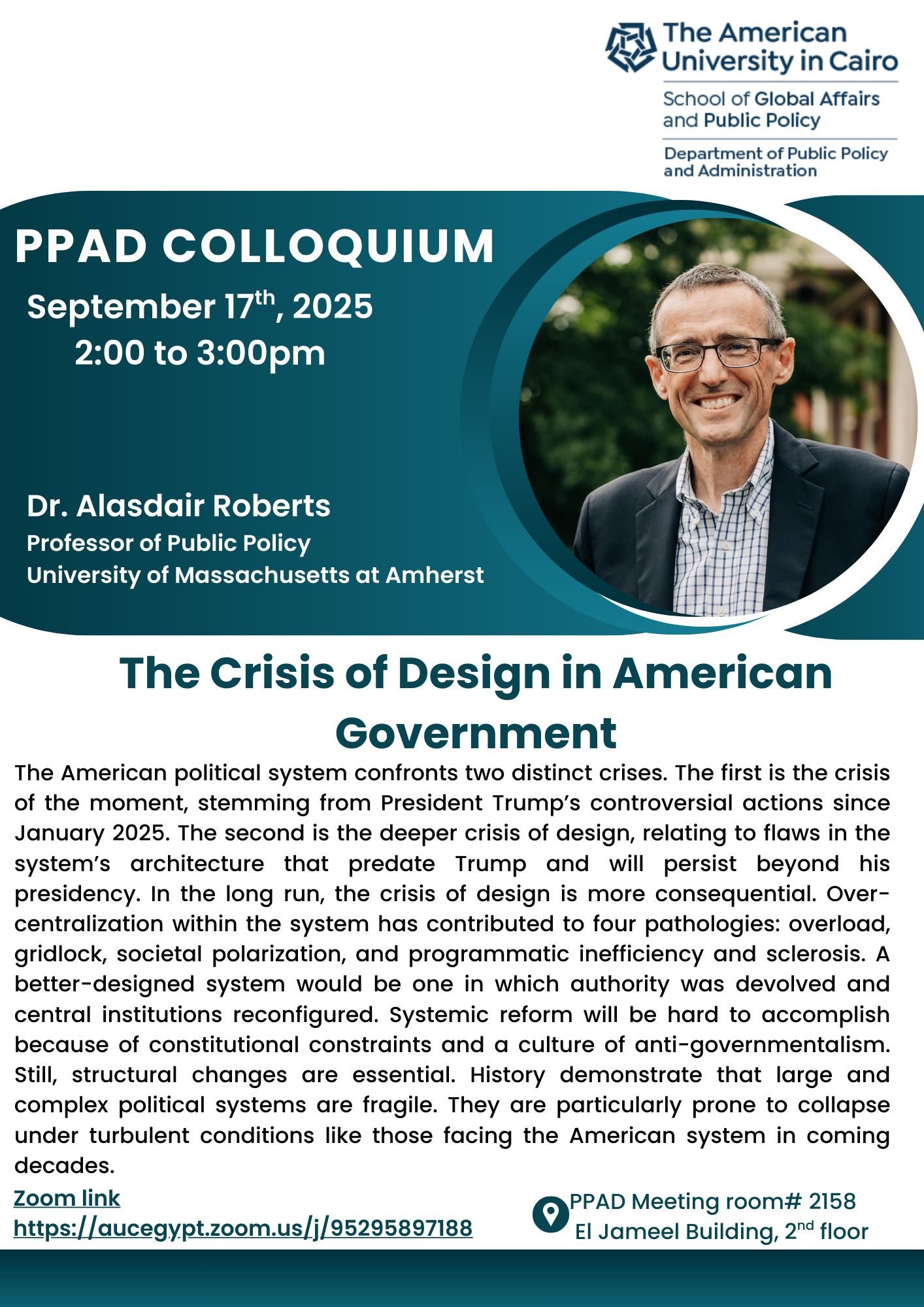 PPAD... - Public Policy and Administration Department at AUC | Facebook