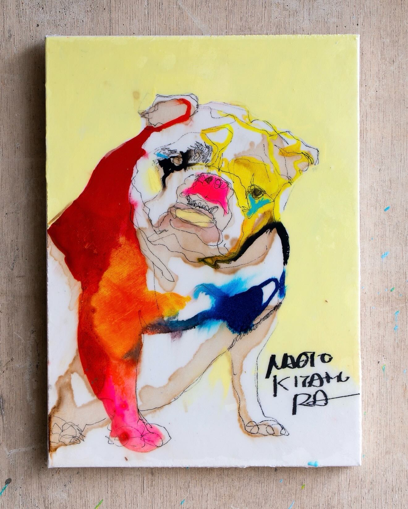 北村直登 犬 2016年 原画 北村直登 犬 2016年 原画 北村直登 犬 2016年