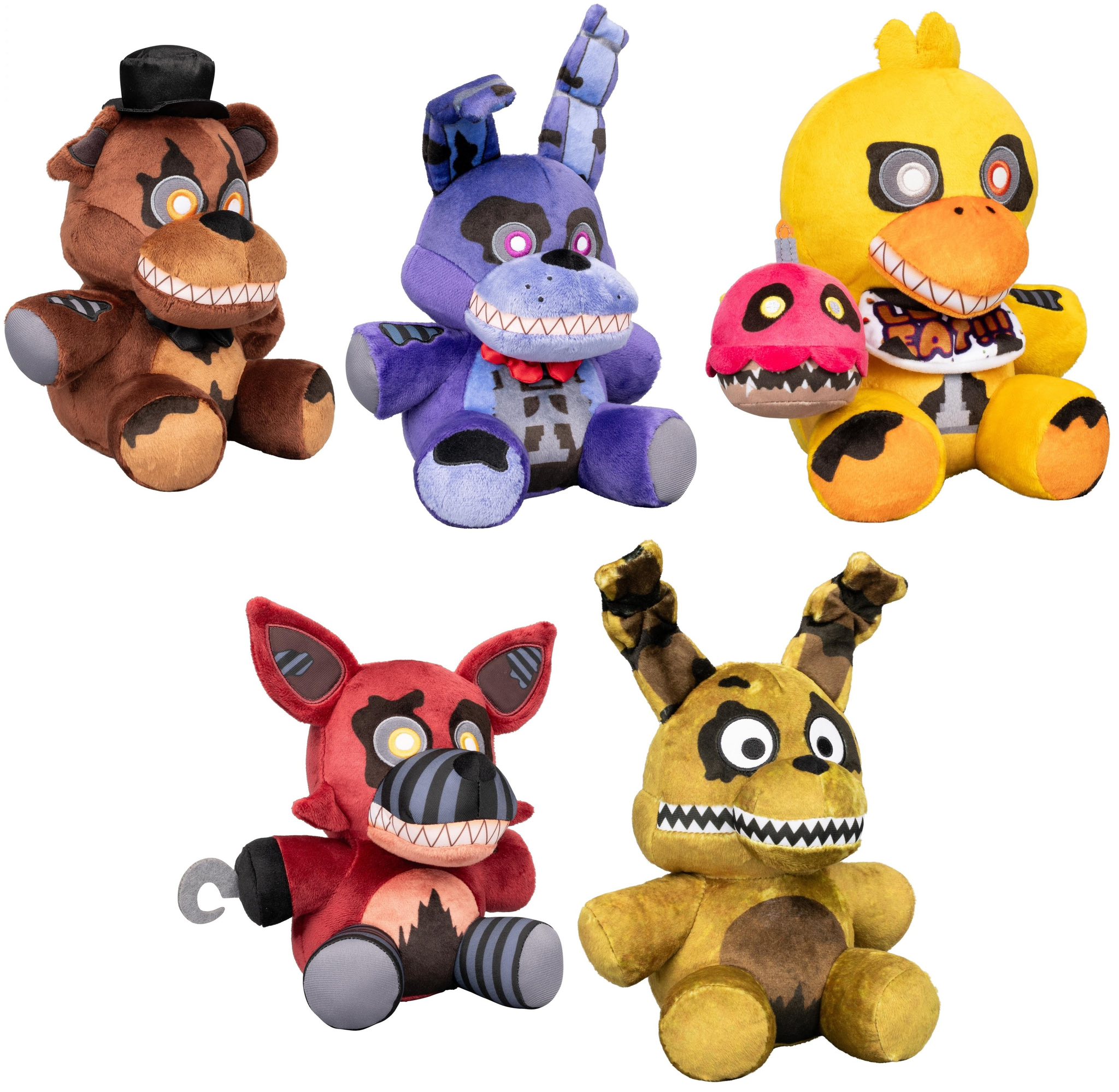 【新品タグ付き】Five Nights at Freddys　ぬいぐるみ　4種 New look at the upcoming Five Nights at Freddy's 4 plushies from