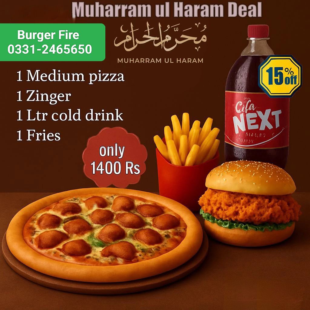 Burger Fire Fast Food Restaurant
