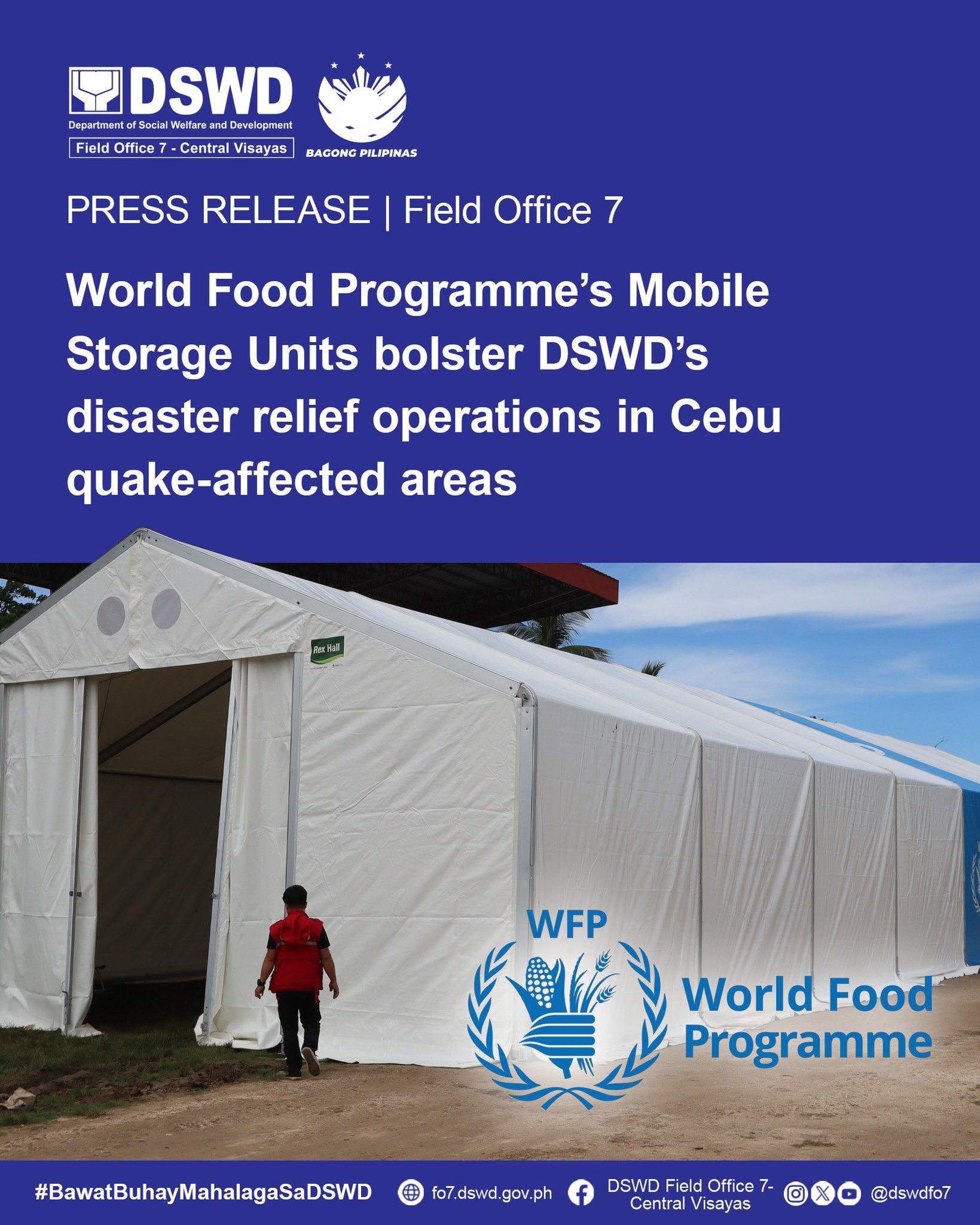 The World Food... - DSWD Field Office 7 - Central Visayas | Facebook