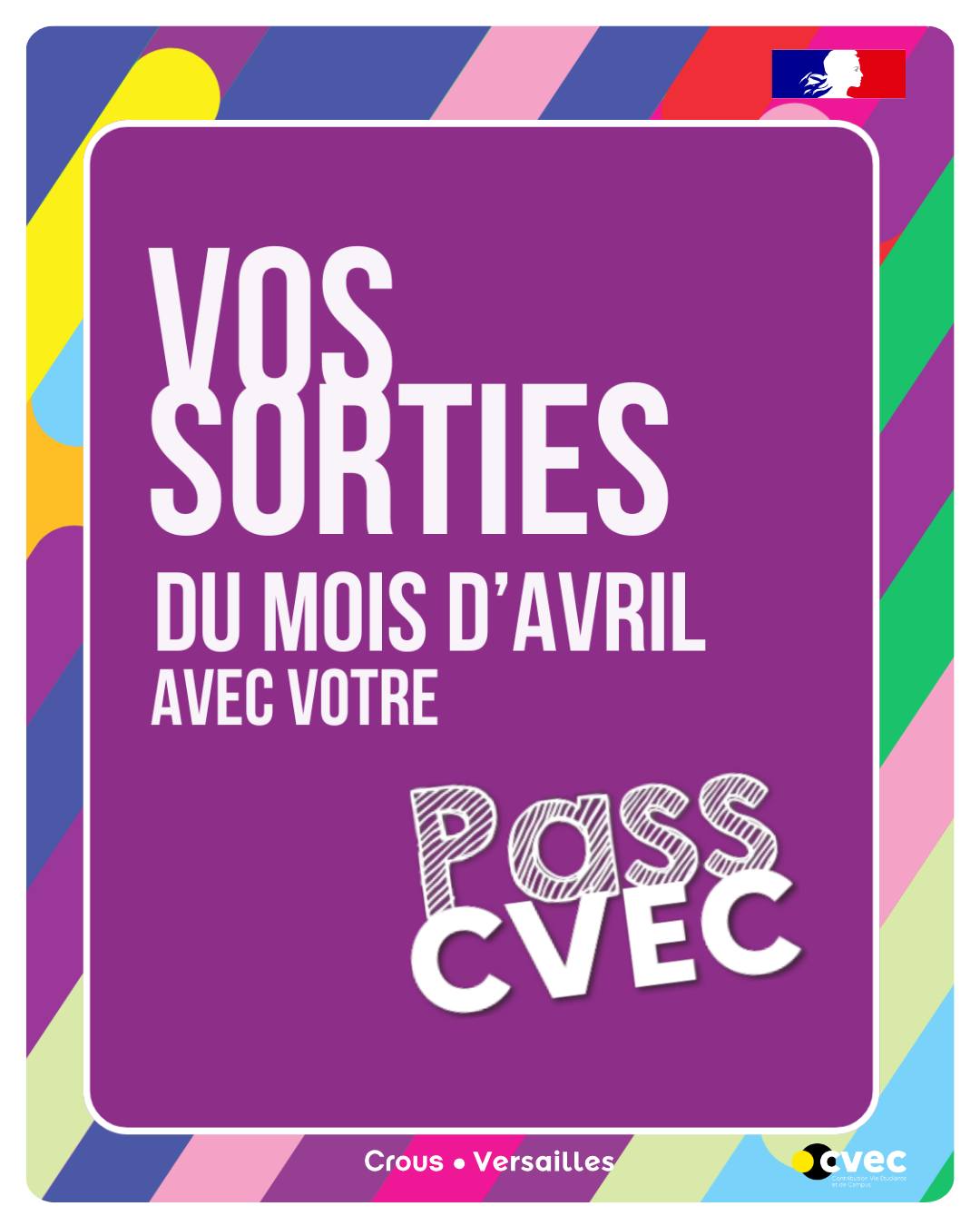 #PASSCVEC 📢 Avec le Pass Cvec,... - Crous de Versailles | Facebook