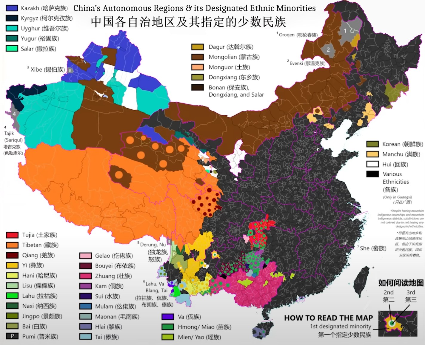 Eurasian - China’s Autonomous Regions and Its Designated Ethnic ...