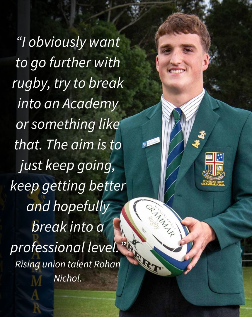 Sunshine - Rising rugby union talent Rohan Nichol is one of two ...