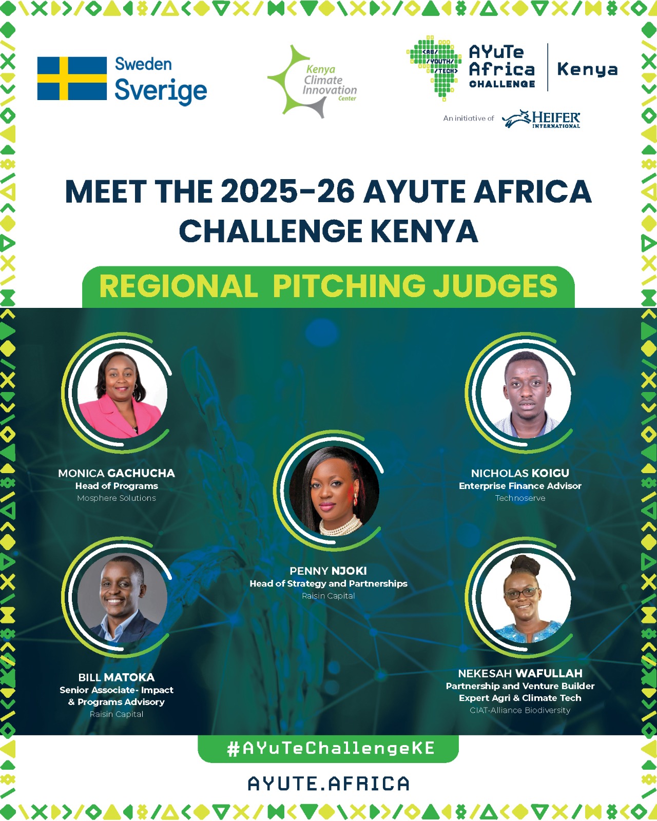 Meet the Judges!👨‍⚖️ 👩‍⚖️... - Heifer International Kenya | Facebook