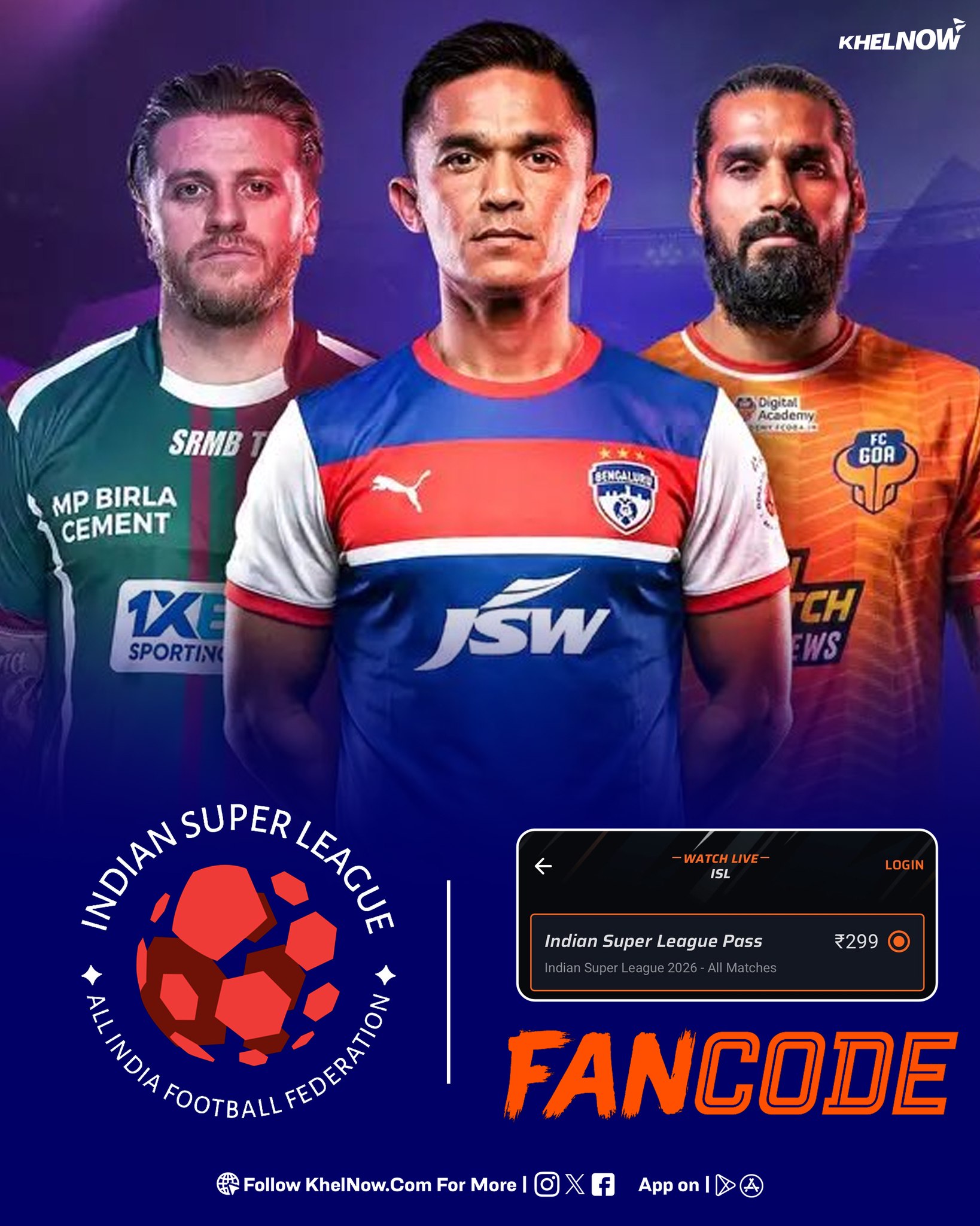 FanCode has priced the ISL 2025–26... - Khel Now Football | Facebook