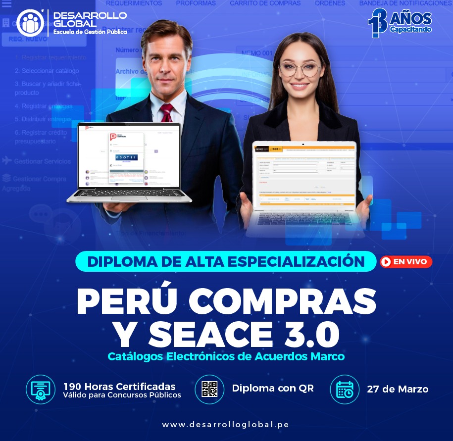 Escuela Desarrollo Global - 👨🏻‍🎓 DIPLOMA de Alta Especialización PERÚ ...