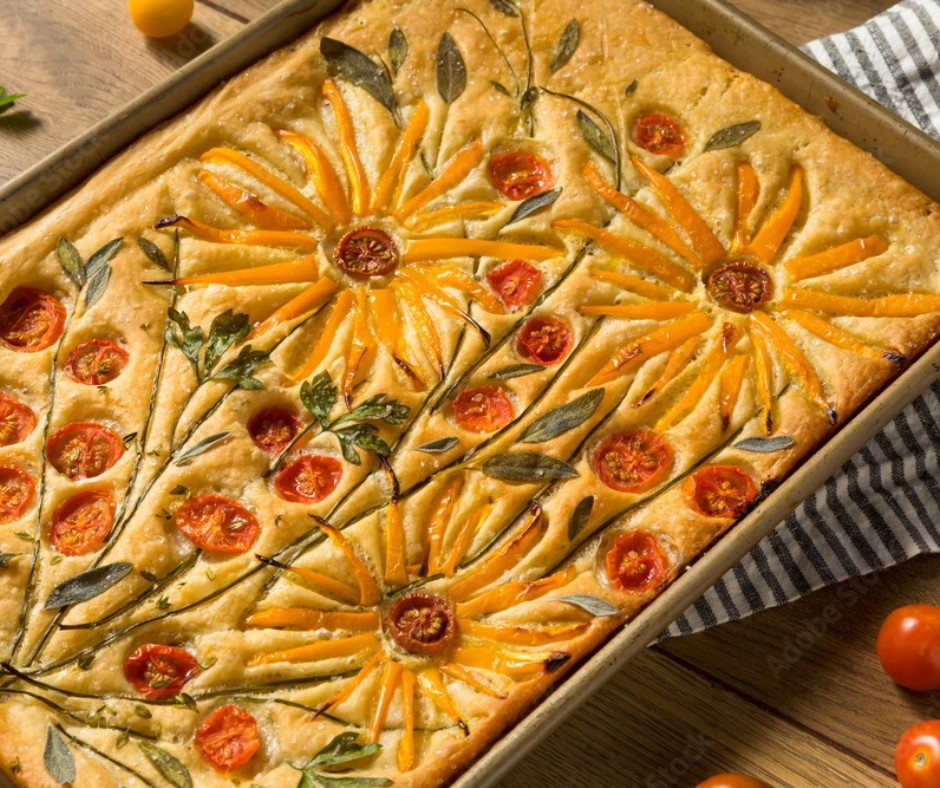 Stroll - This focaccia is too pretty to slice… almost! 😍🍞 Craft your ...
