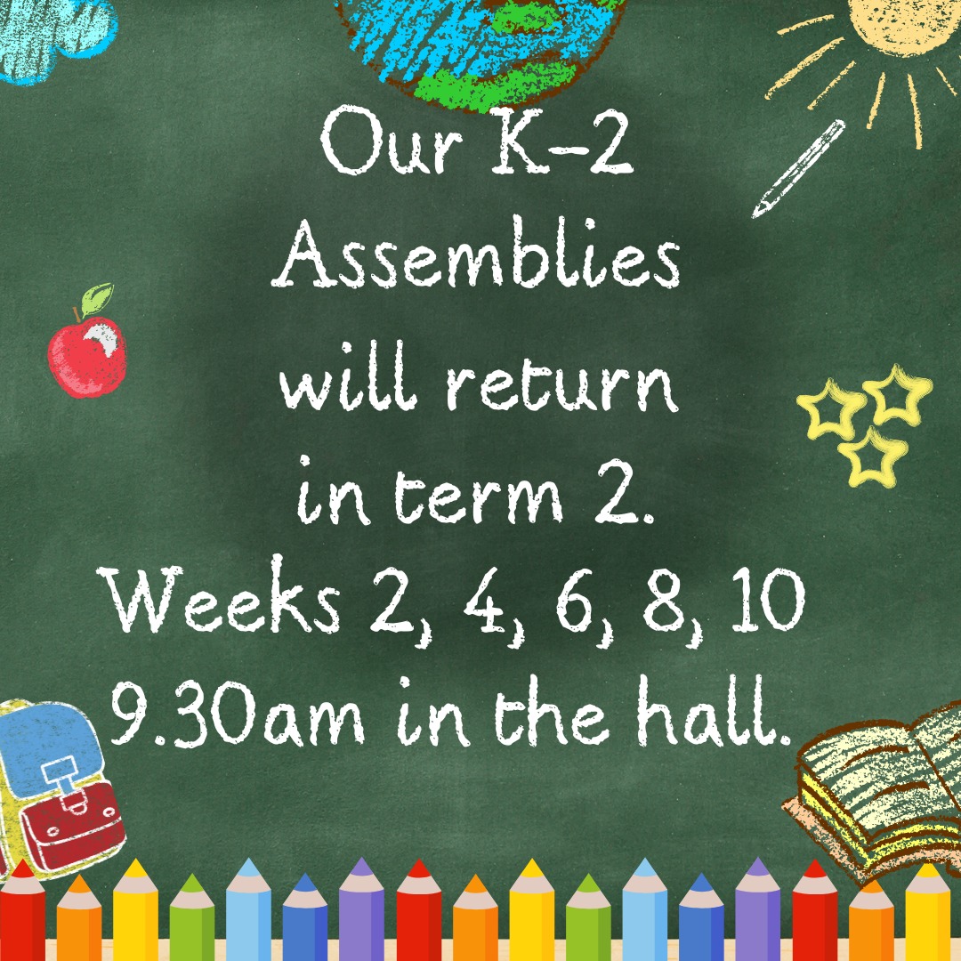 Nowra - K-2 have spent term 1 rehersing our Assembly routines in ...