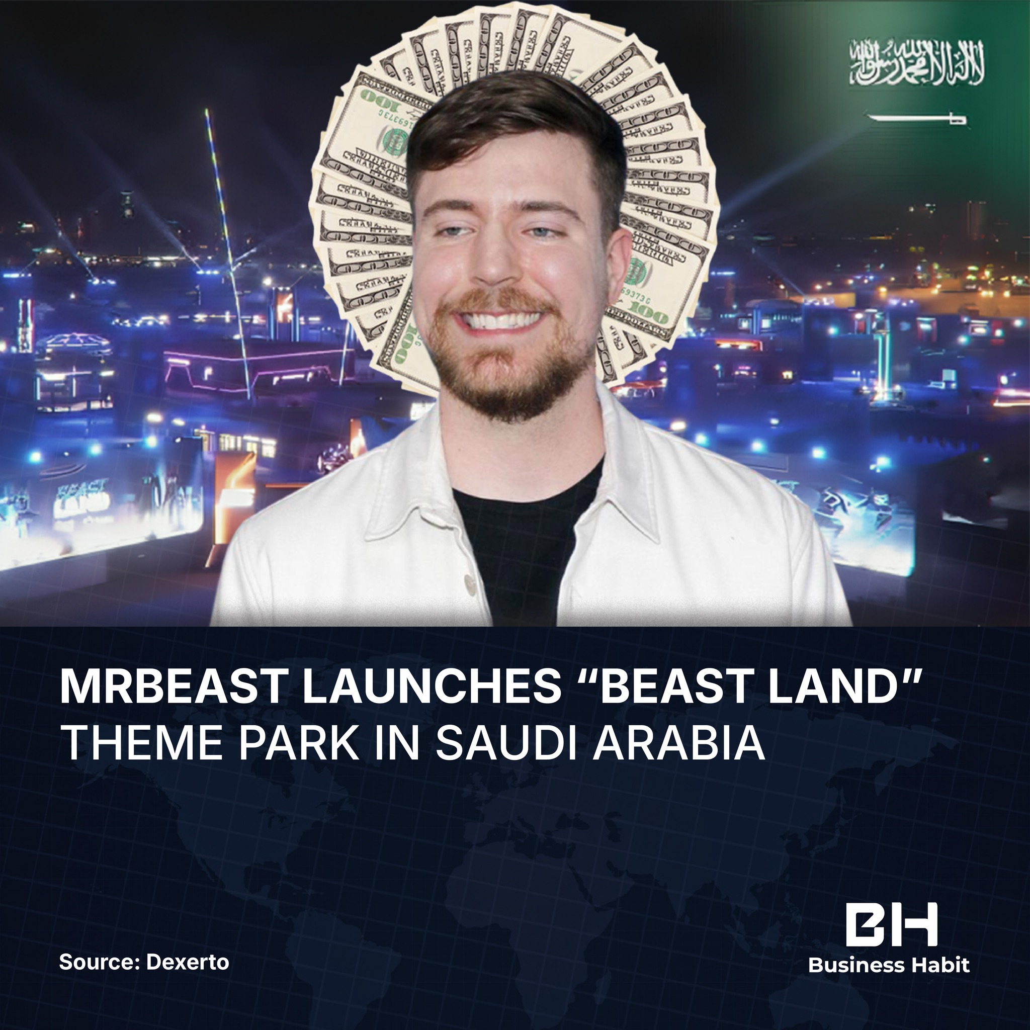 Business - MrBeast has opened his own theme park, Beast Land, in Riyadh ...
