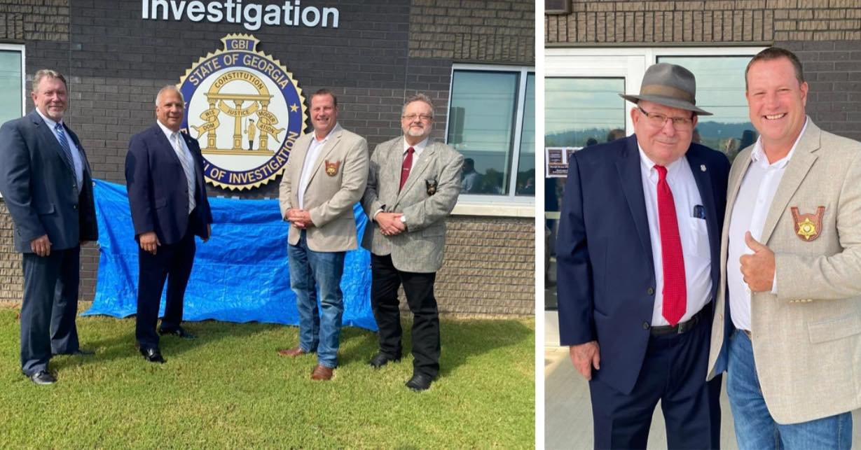 Gordon - SHERIFF ATTENDS DEDICATION OF NEW GBI FIELD OFFICE IN CALHOUN ...
