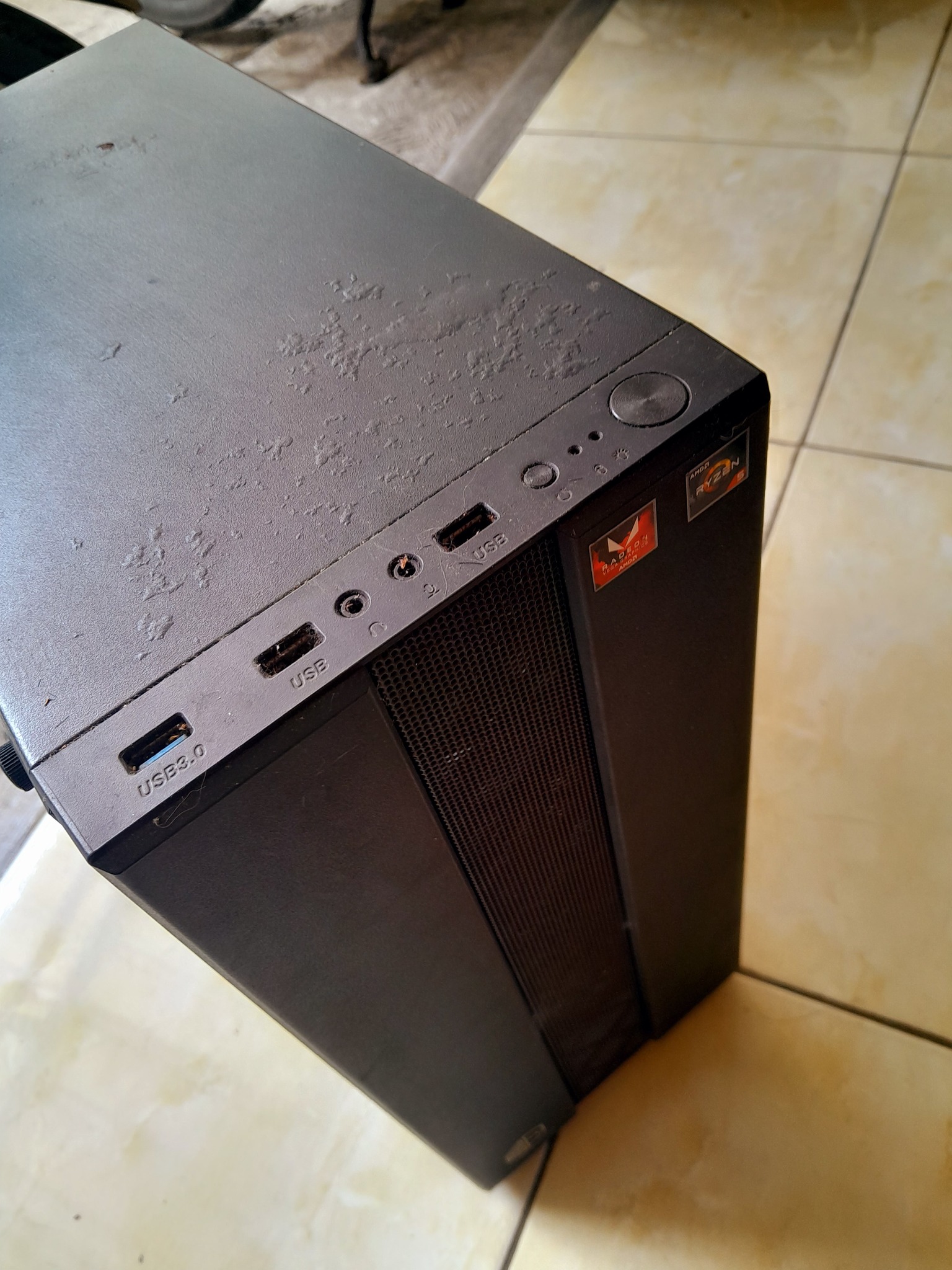 Casing PC Cube Gaming + Bonus 2 Fan Putih & Biru RX7 - Case Kesing ...