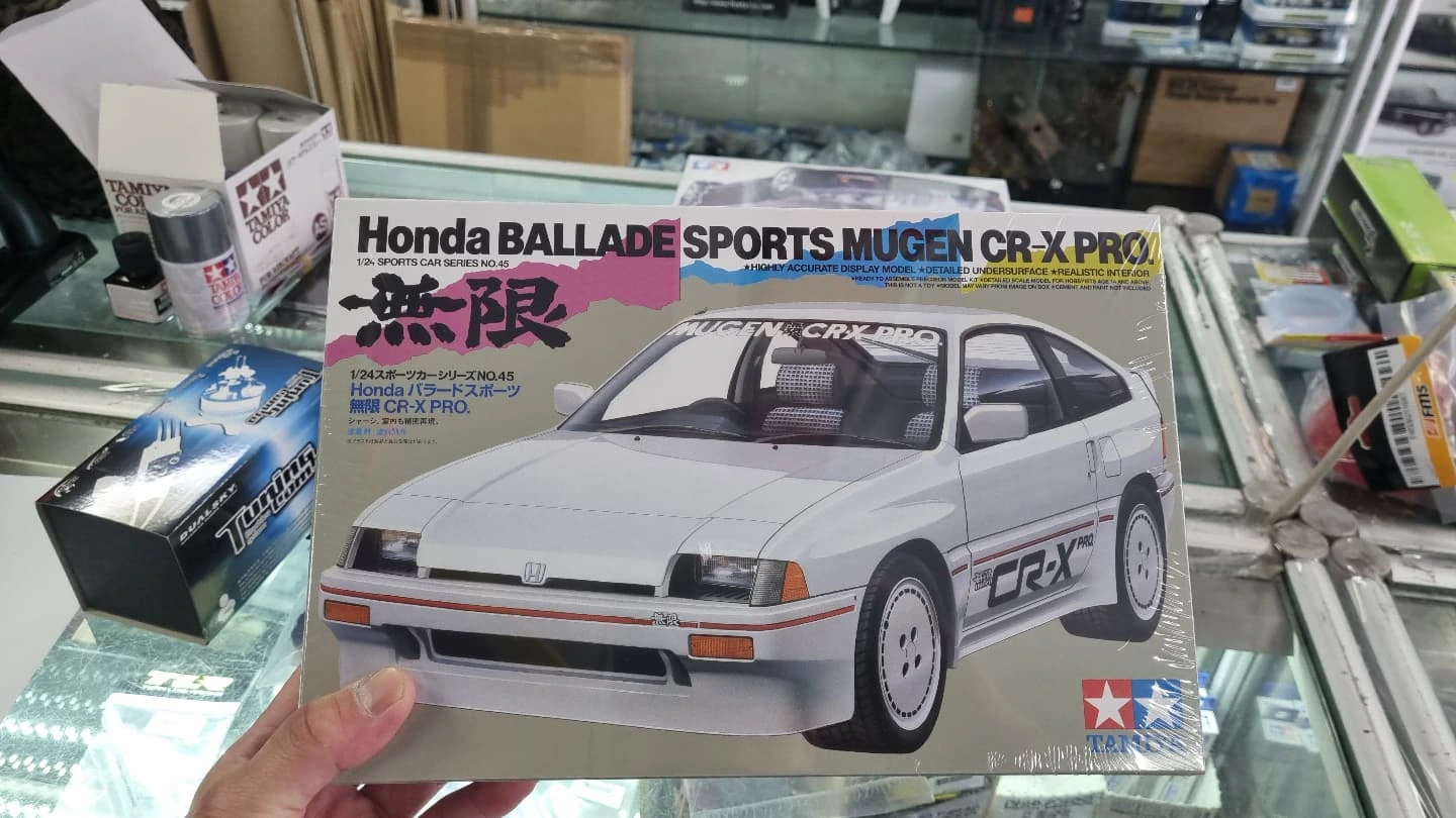 The Honda Ballade Sports Mugen CR-X Pro is one of Tamiya's three