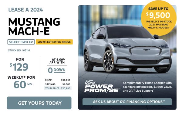 Ford Mach E Finance Offers