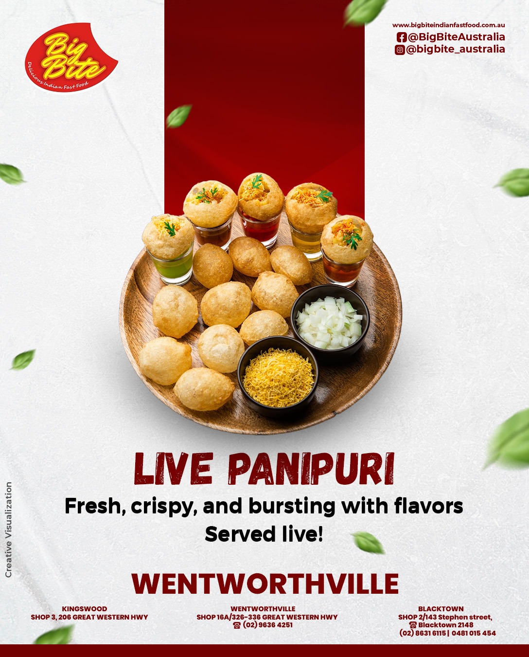 BigBite - 🔥 LIVE PANI PURI ALERT! 🔥 Crispy, fresh, and exploding with ...