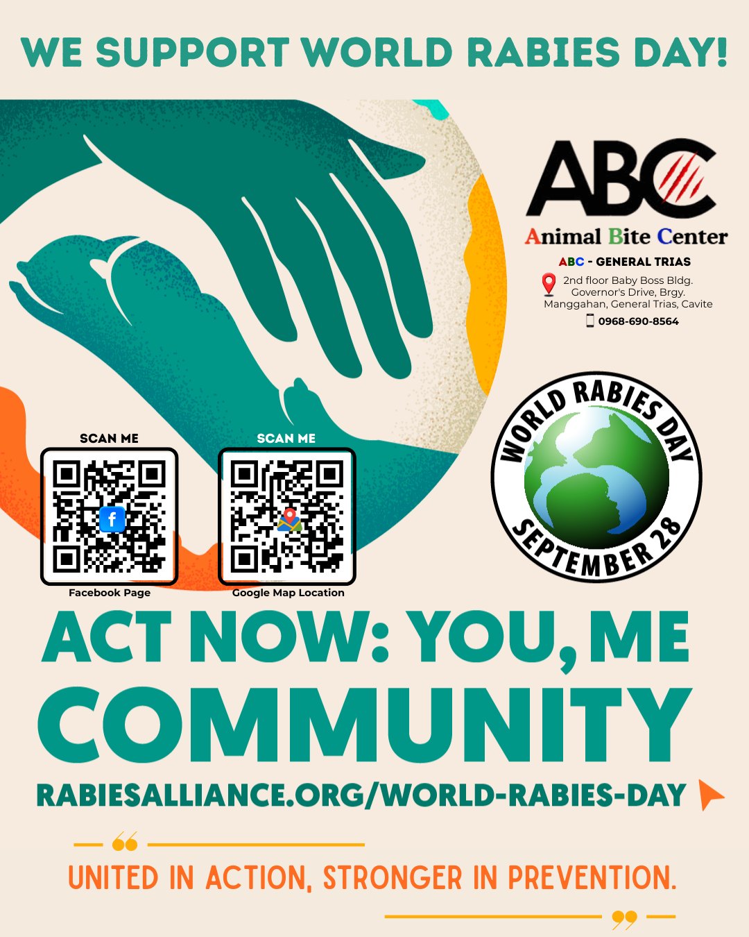 Animal - 👉 September 28 is World Rabies Day🌍 🐾💉 Rabies is 100% ...