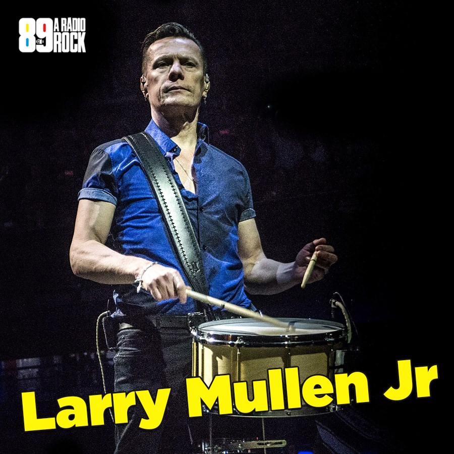 Parabéns da 89 para Larry Mullen Jr., baterista do U2, que
