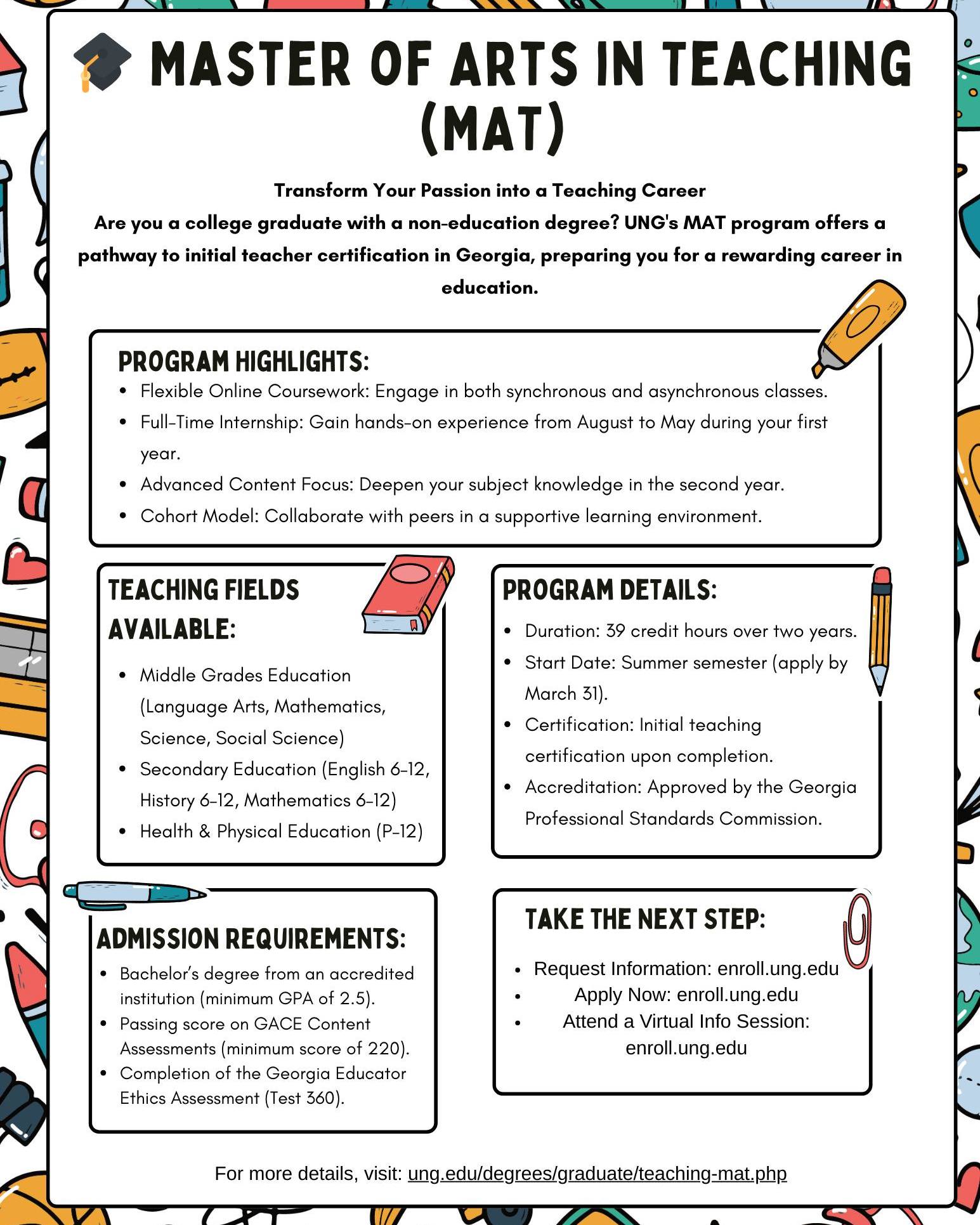 University - 🎓 Ready to turn your degree into a meaningful teaching ...
