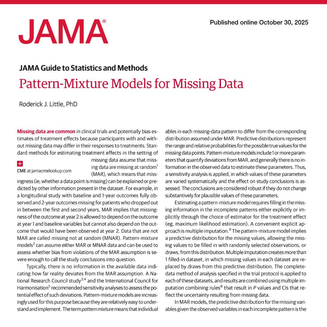 JAMA - 📊 JAMA Guide to Statistics and Methods:... | Facebook