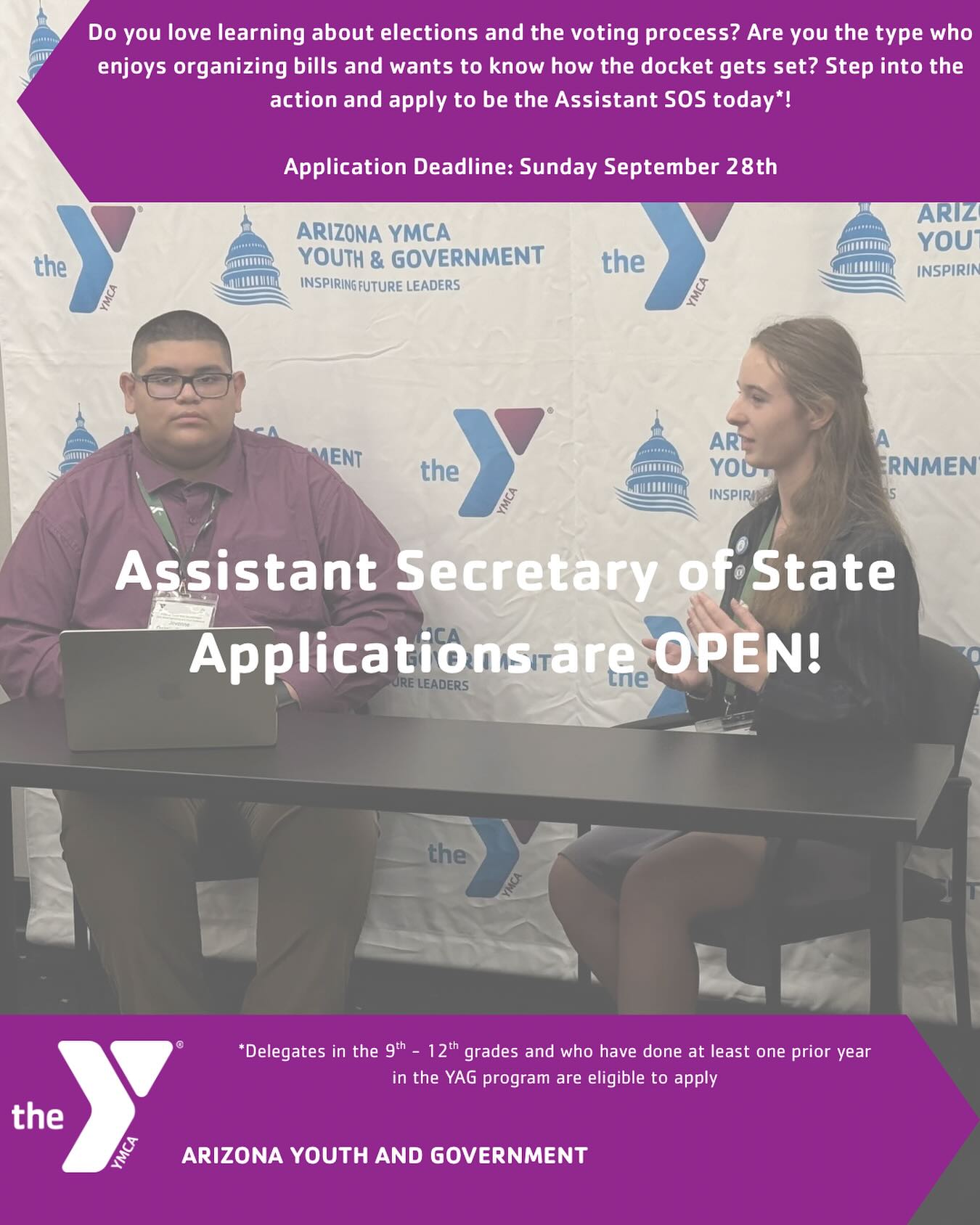 Arizona Valley of the Sun YMCA Youth and Government | Phoenix AZ