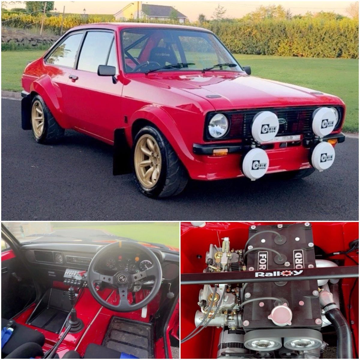 Rally - Ford Mk2 Escort Rally Car - 2.0 Zetec 210bhp Details here ...