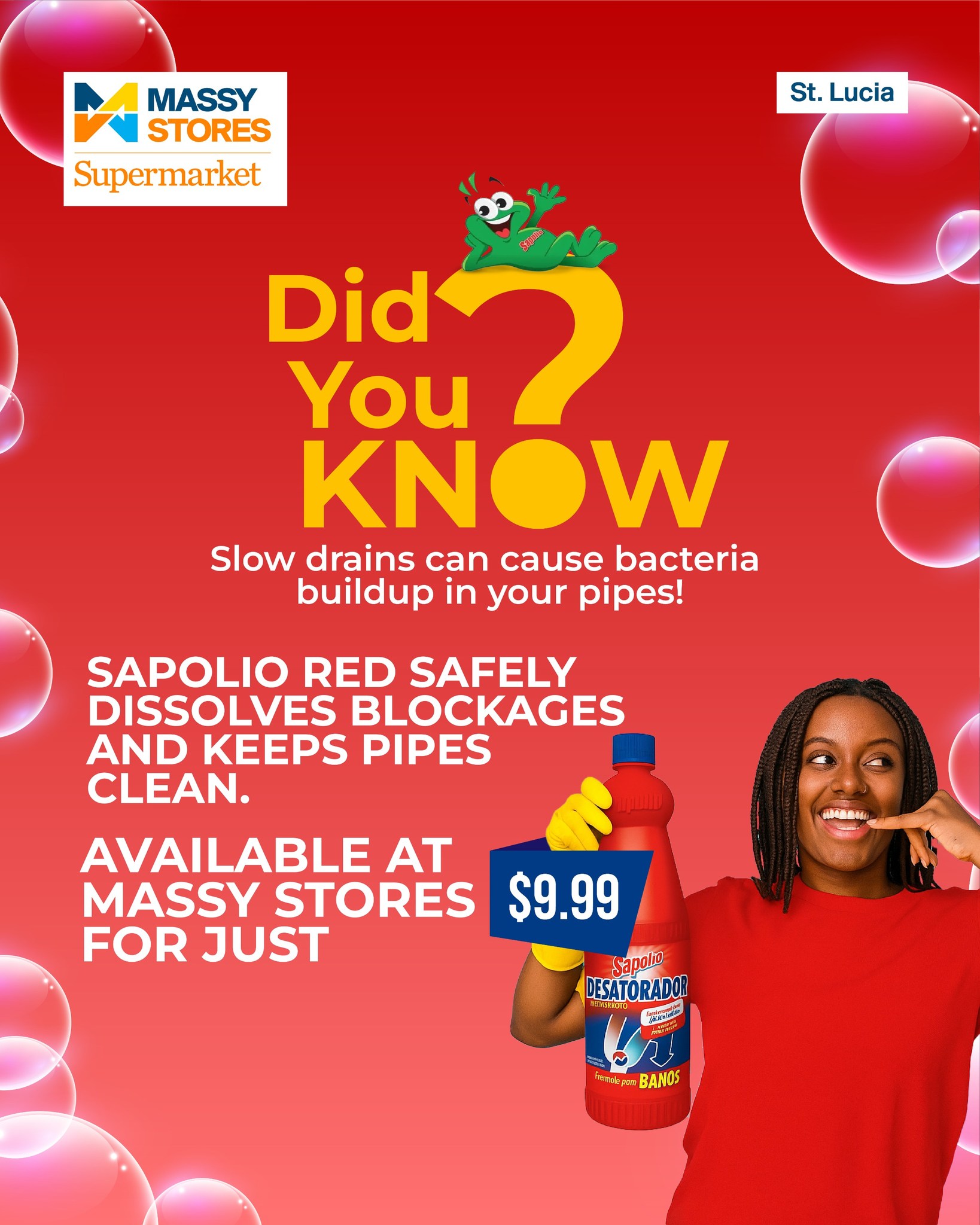 Did you know slow drains can cause... - Massy Stores SLU | Facebook
