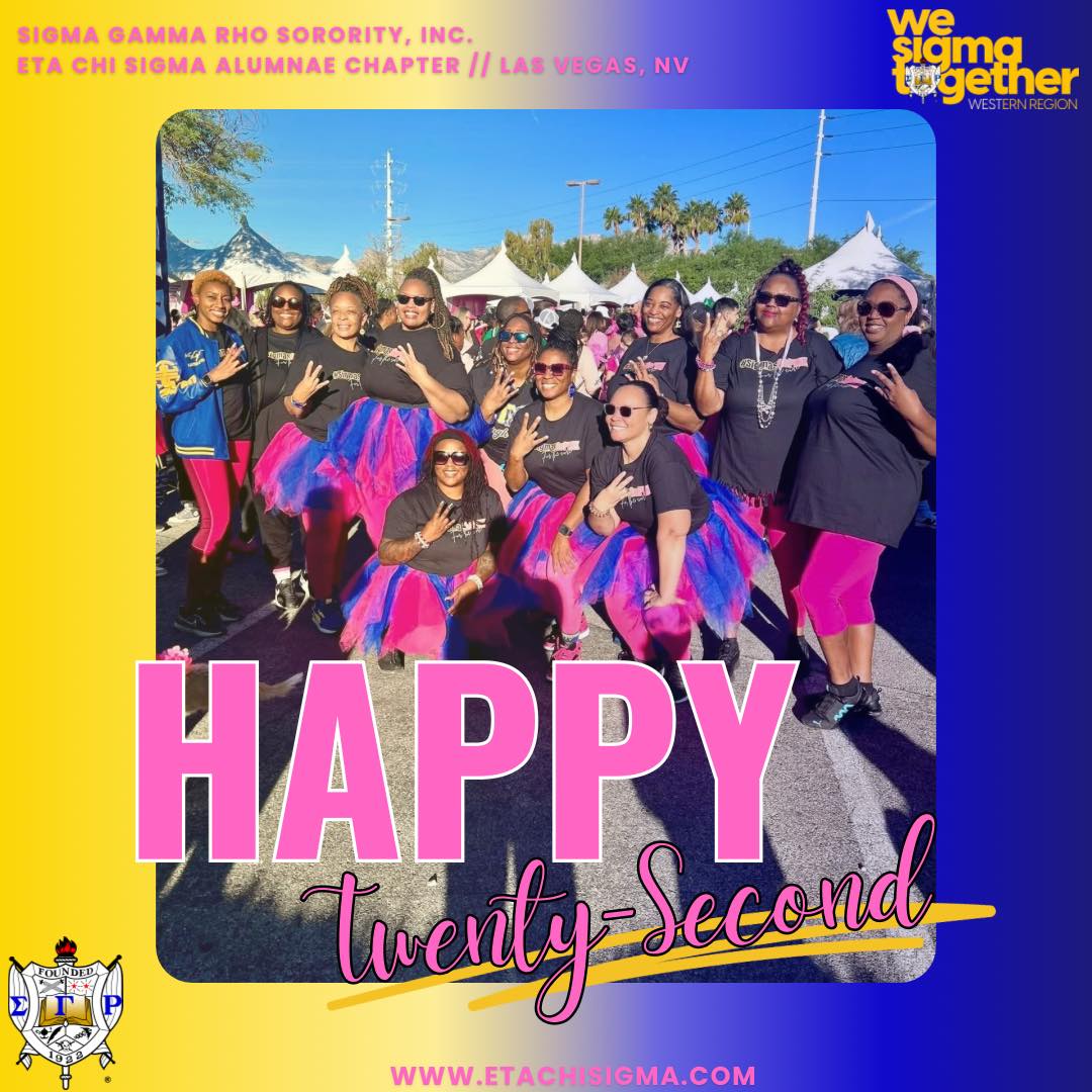 Eta - 💙💛 Happy 22nd! The ladies of Sigma Gamma Rho Sorority, Inc. and ...