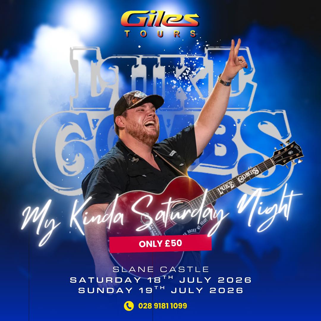 Giles - 𝗟𝘂𝗸𝗲 𝗖𝗼𝗺𝗯𝘀 𝗧𝗿𝗮𝗻𝘀𝗽𝗼𝗿𝘁 Slane Castle ⚠️ SEATS SELLING FAST ⚠️ ...