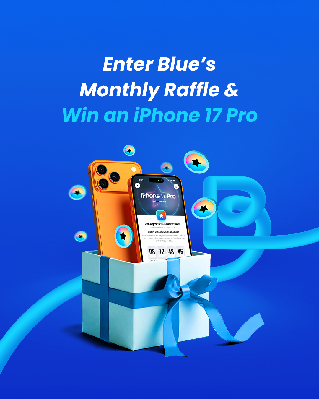 Blue - Blue’s Monthly Raffle is here 💙⁣ ⁣ Turn your points into a ...