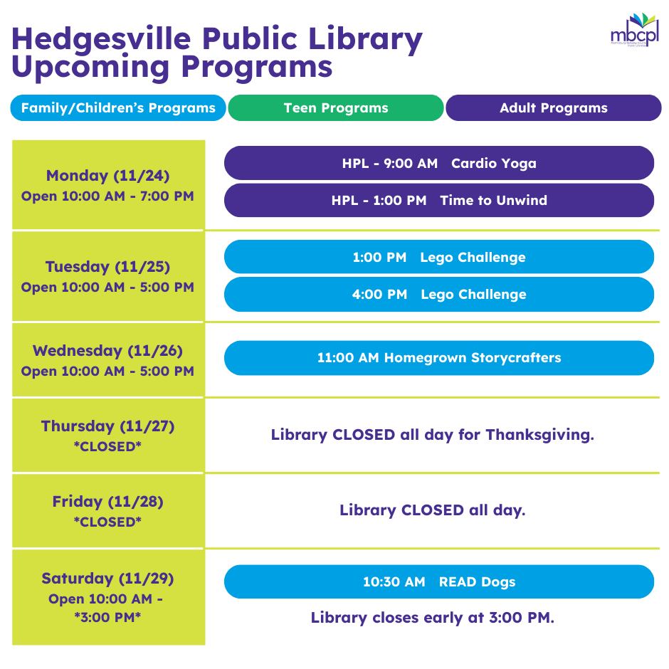 Martinsburg-Berkeley County Public Libraries - ***All Libraries*** The ...