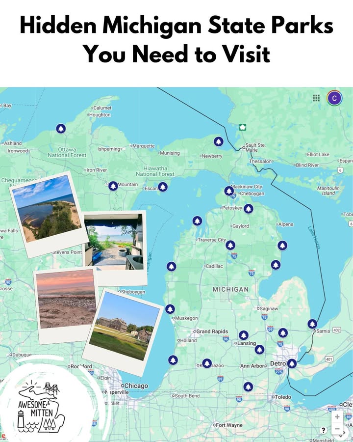 Awesome - 💚 Sure, Sleeping Bear and Tahquamenon get all the glory… but ...
