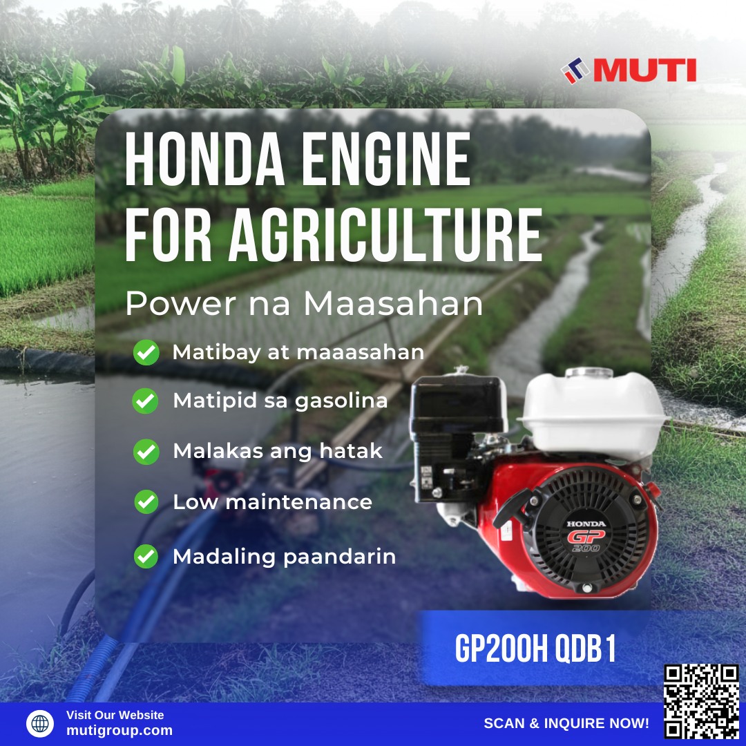 MUTI - 💪 Power na maaasahan sa bukid! Ang Honda Engine... | Facebook