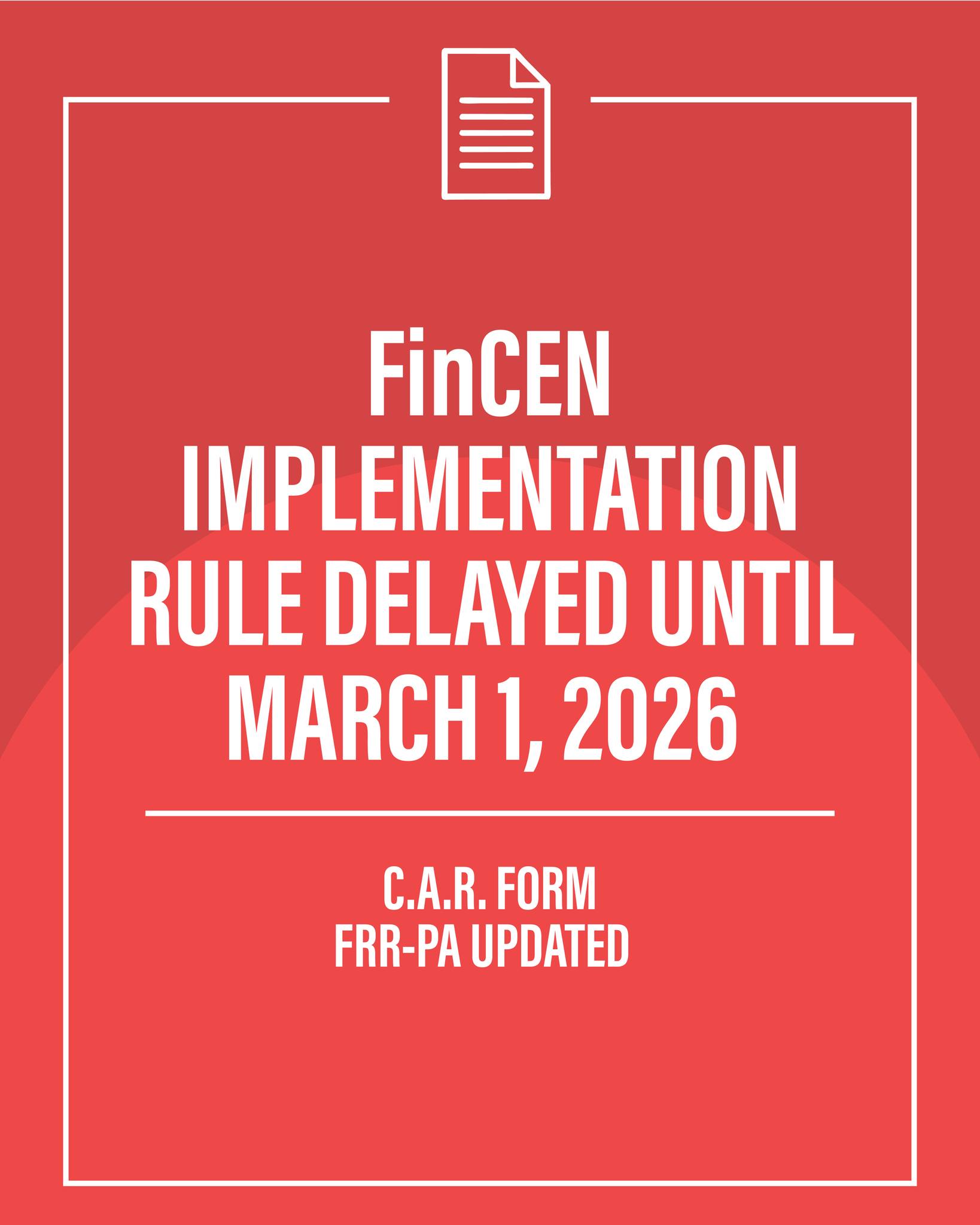 CALIFORNIA - In response to a Financial Crimes Enforcement Network ...