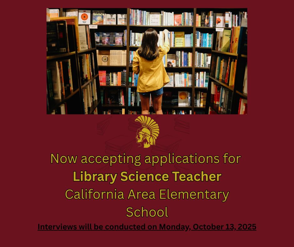 We are accepting... - California Area School District | Facebook
