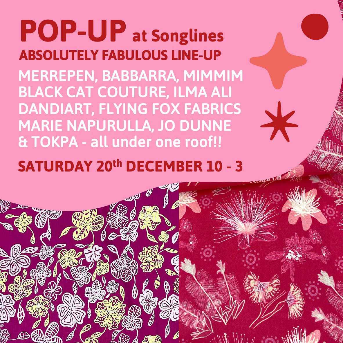 Songlines - Our LAST big POP- UP for 2025 … and look who’s coming 🤩 ...