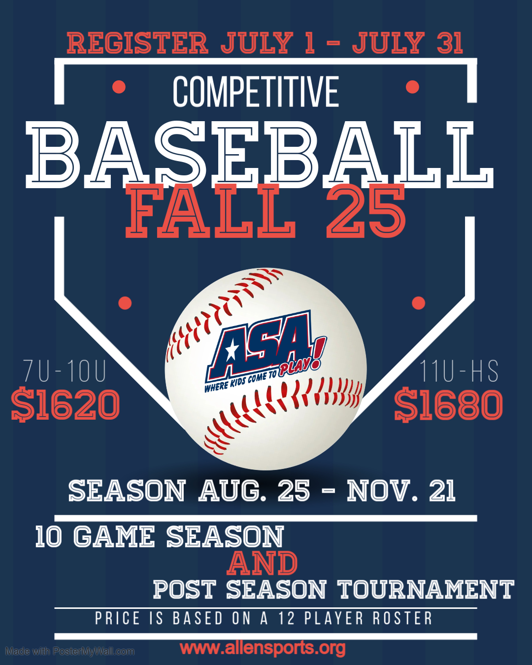 🚨 Dont Forget that registration... - Allen Sports Association | Facebook