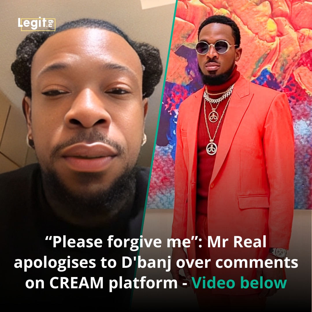 Legit.ng - Mr Real apologises to D’banj for his earlier remarks about ...