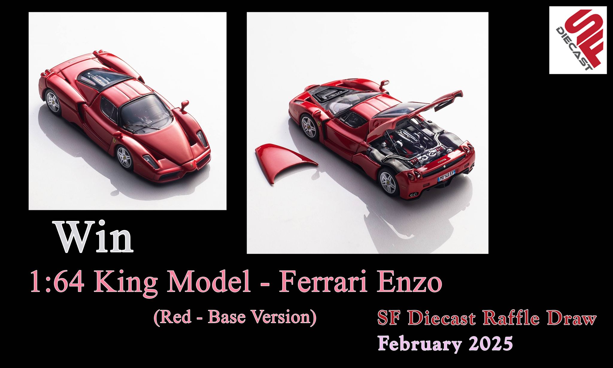 SF Diecast - ‼️ Raffle Draw Notice ‼️ SF Diecast Monthly Raffle ...