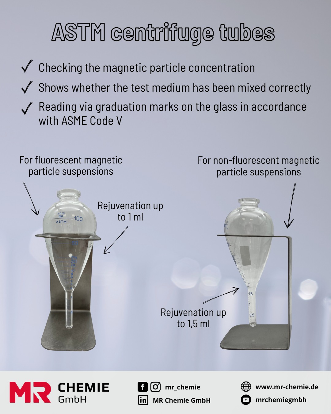 MR - 🔍 What is safe is what is tested The ASTM centrifuge tube from MR ...
