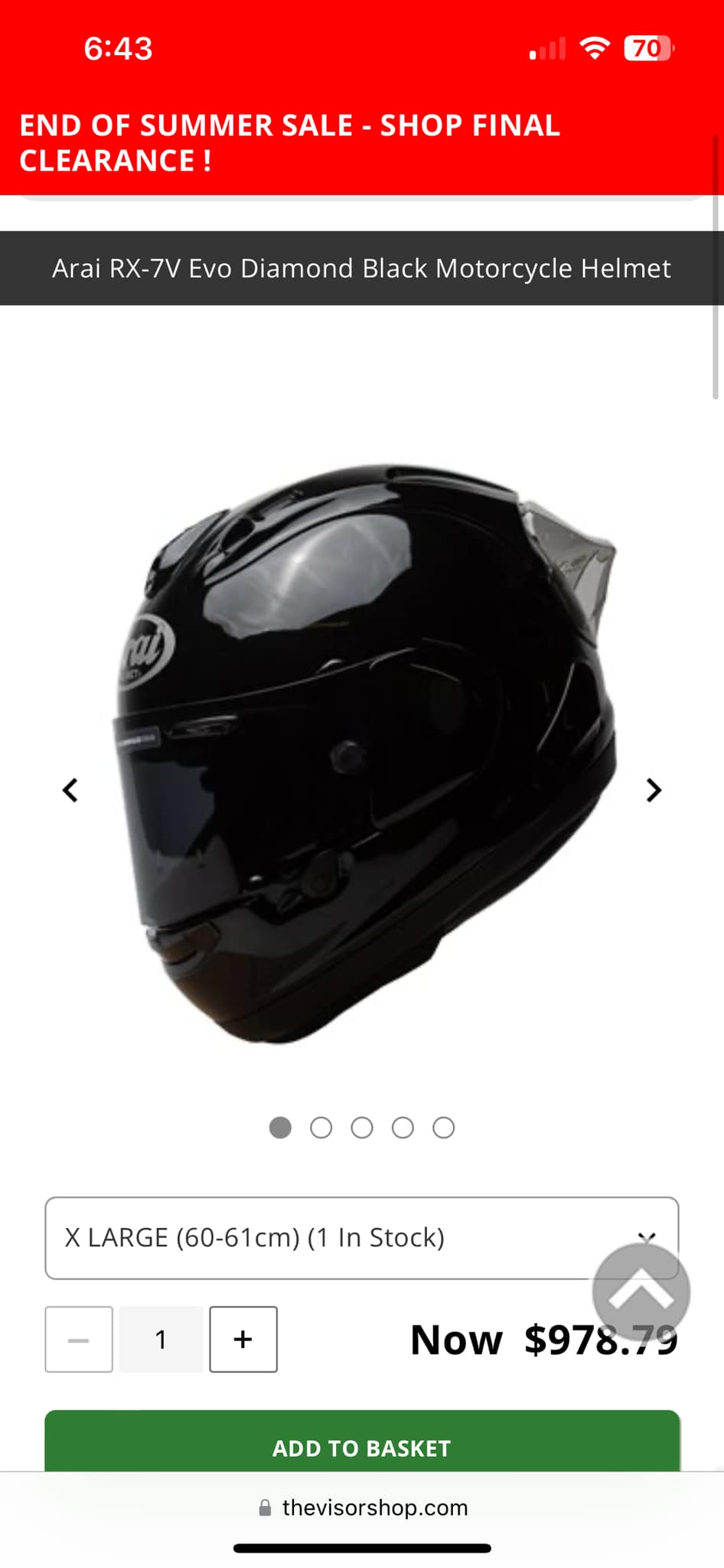 arai helmet clearance VX-Pro4 Fragment Yellow / XS 3D ARAI logo duct Clearance Mens Arai Motorcycle Riding