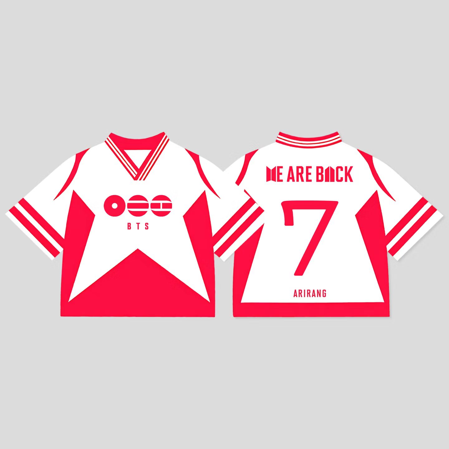 BTS Arirang Jersey Shirt 🛒₱899 only COMMENT MINE + SIZE 📌₱150