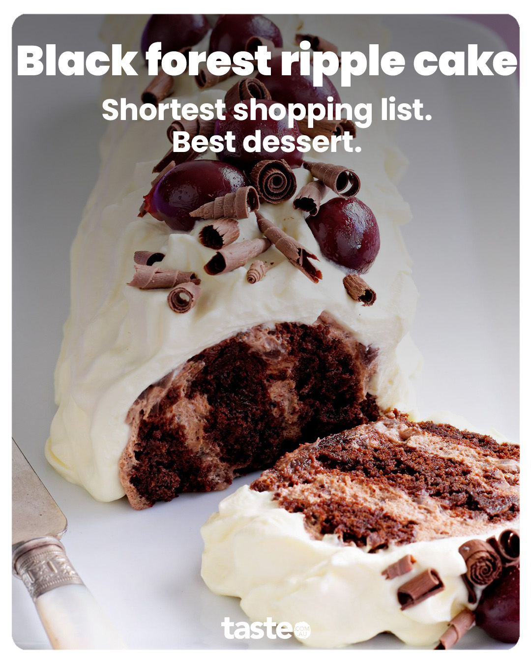 Taste.com.au - Choc Ripple biscuits: the ultimate dessert... | Facebook