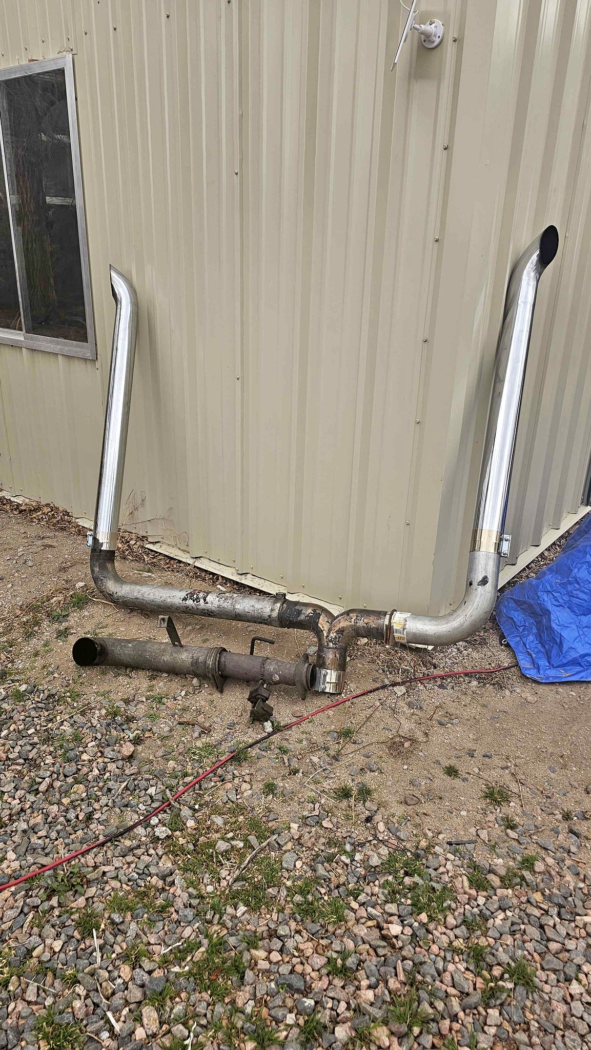 5in chrome cab stacks duel exhaust system - Car Exhausts & Exhaust ...