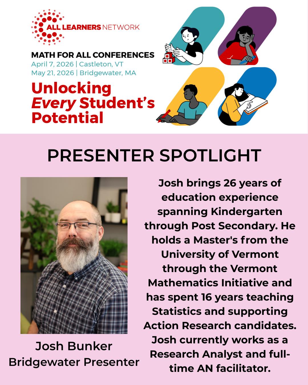 🌟 Meet one of our Math for All 2026... - All Learners Network | Facebook