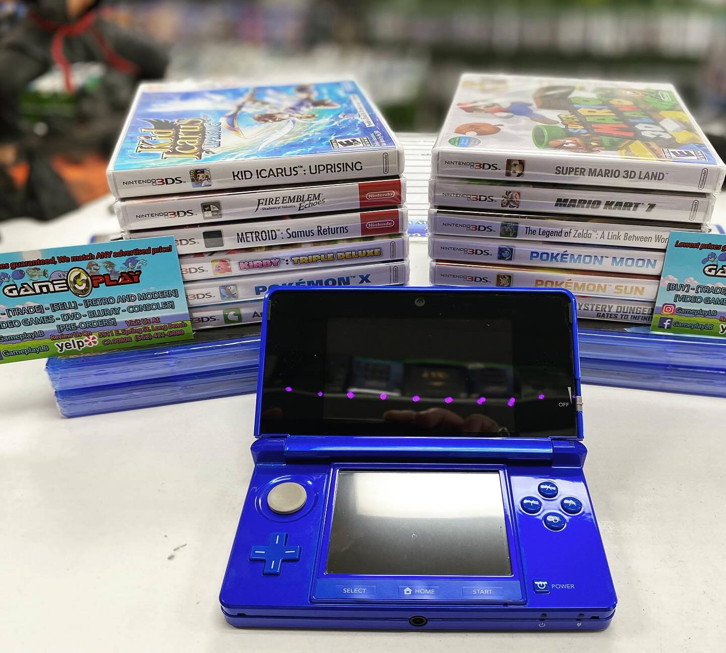 Just got in some 3DS consoles and 3DS games in stock! New and pre