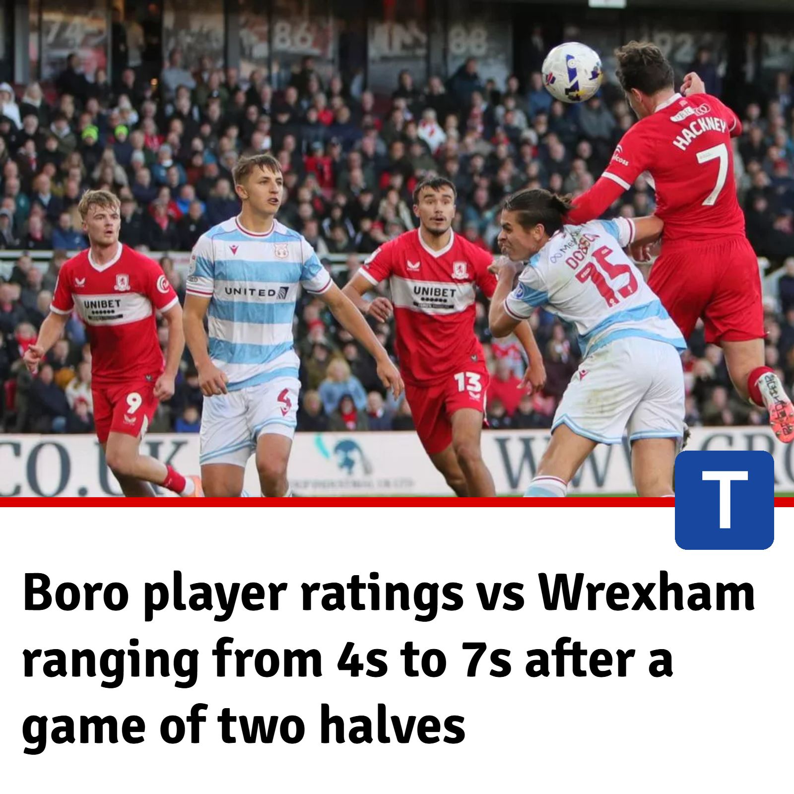 Gazette - The Boro ratings reflect a performance of two halves | Facebook